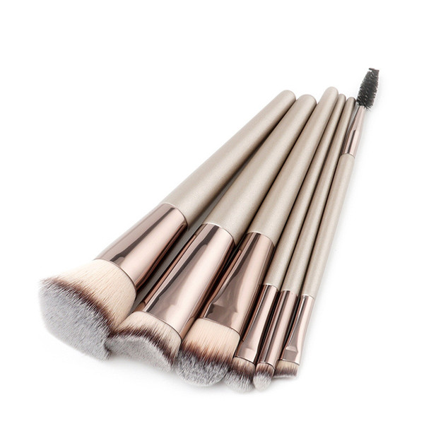 Dropshipping 6Pc/Set professional Makeup Brushes Set eyeshasow eyebrow eyelash makeup brush Blush Powder Foundation concealer brush