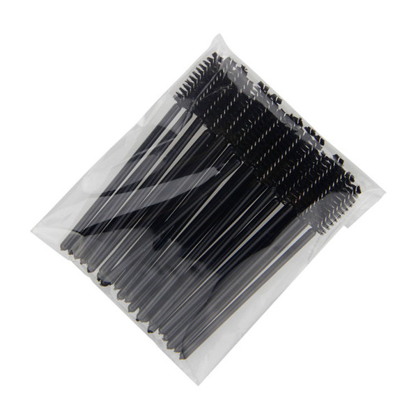 High quality Makeup Brush Eyelash One-off Eyelash Brush Mascara Wands Applicator Disposable Eye Lash 50PCS/pack