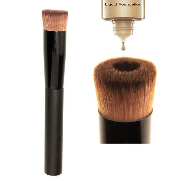 High quality Large Flat Professional Perfecting Face Brush Multipurpose Liquid Foundation Brush Premium Premium Face Makeup Brush DHL Free