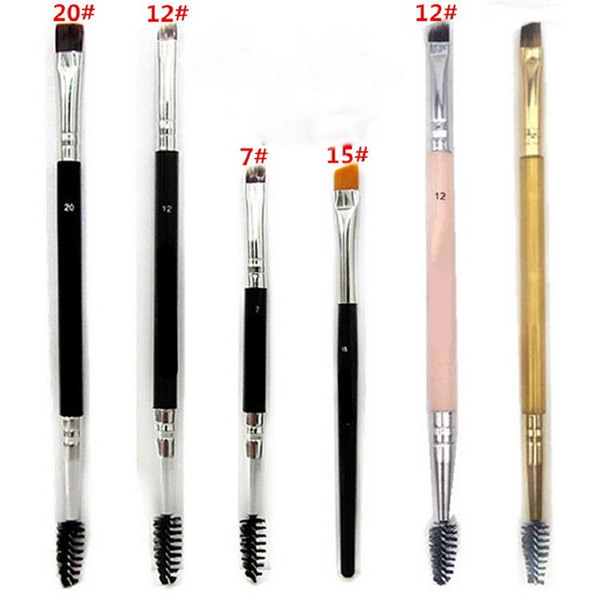 Promotion! HOT makeup brushes double eyebrow brush head brush Makeup Tools DHL Free shipping+GIFT