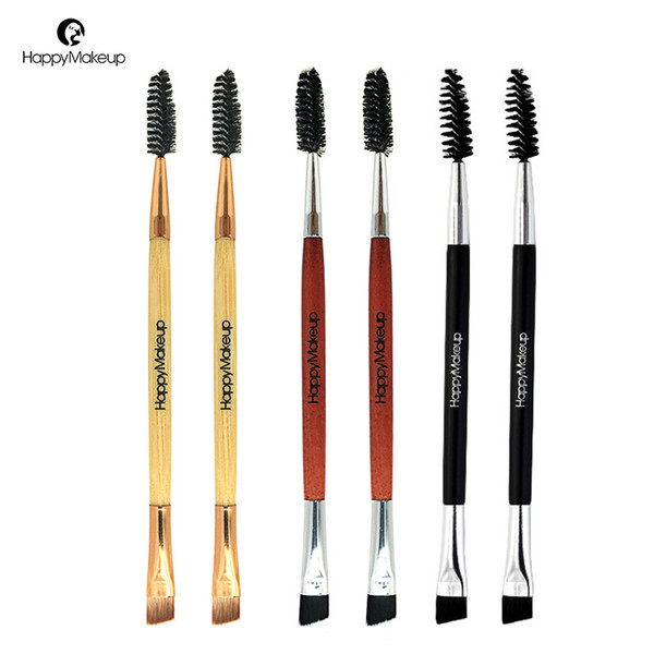 HOT HappyMakeup Brushes Makeup Brush double eyebrow brush head brush DHL Free shipping+GIFT