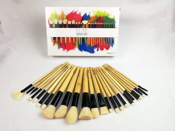 High-quality!Hot New Coastalscents Makeup Brushes Professional 24 Pieces make up brushes Goat Hair Wood DHL free Shipping+gift