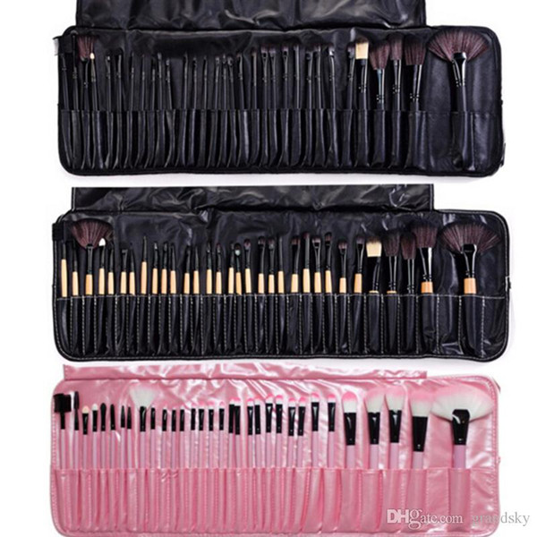 Professional Makeup Brushes Set 32pcs Portable Full Cosmetic Make up Brushes Tool Foundation Eyeshadow Lip brush with Bag