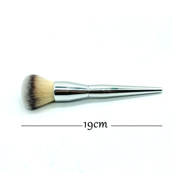 Explosion models uita single large silver professional beauty tools makeup brush soft hair not tied face grab powder soft hair free shipping