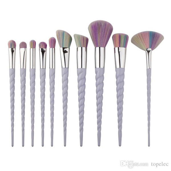 Hot 10 PCS Makeup Brushes The fan brush Makeup Tools free shipping B14