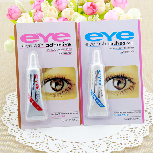 Eye Lash Glue Black White Makeup Adhesive Waterproof False Eyelashes Adhesives Glue White And Black Available