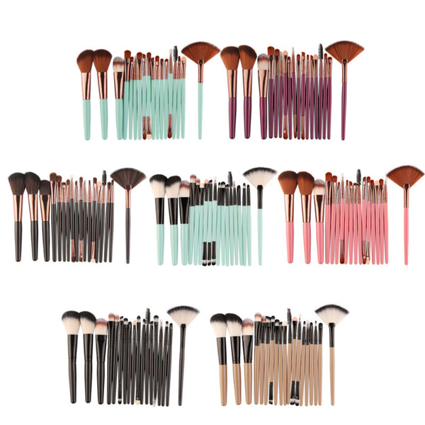 18pcs Makeup Brushes Set Fan-shaped Professional Brush Set Make Up Foundation Powder Beauty Tools Cosmetics Brush Kits