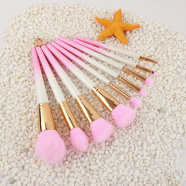 2018 New Makeup brushes sets cosmetics brush 9 pcs/set Pink make up brush tools 19.5*4.5cm