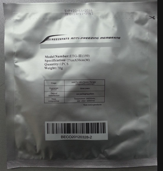 Antifreeze Membrane 27*30CM 34*42CM Antifreezing AntCryo Anti Freezing Membranes Cryo Cool Pad Anti Freeze Cryotherapy Antifreeze Membrane 2