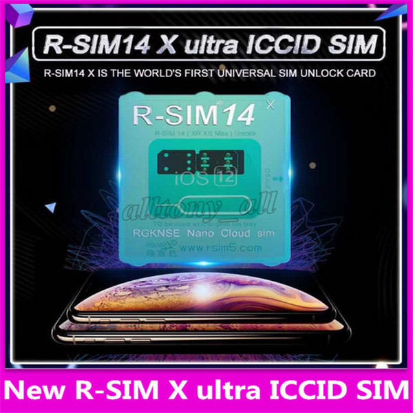 Unlocking Card R-SIM 14 unlock iphone xs max xrIOS12 X iccid perfect unlocking sim sprint AU softbank japan docomo T-mobile LTE 4G
