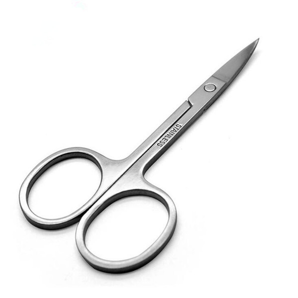 2019 HOT Stainless steel eyebrow trimmer scissors Beard Trimmer Scissor Mini Size Shaving Shear Beard Trimmer Eyebrow