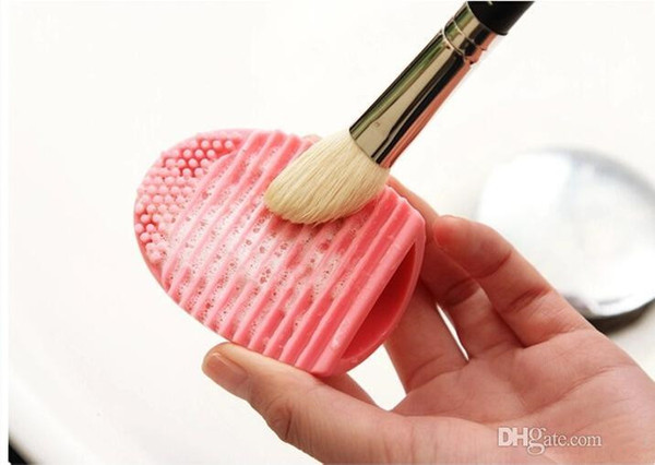 Brushegg Pro Egg Cleaning Glove Cleaning Makeup Washing Brush Silica Glove Scrubber Board Cosmetic Clean Tools Brush Cleaner