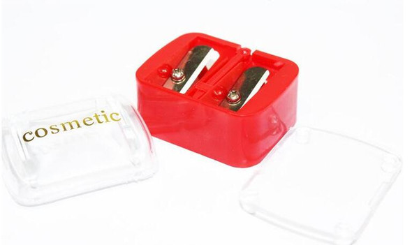 Double hole with cover cosmetic brush MENOW KISSPROOF special pencil sharpener Manual cutting pen implement free shipping