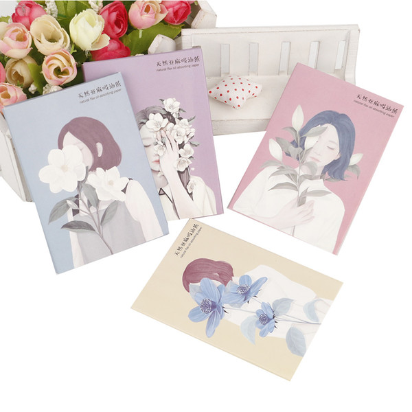 50pcs Tissue Papers Pro Powerful Makeup Cleaning Oil Absorbing Face Paper Absorb Blotting Facial Cleaner Face Tools