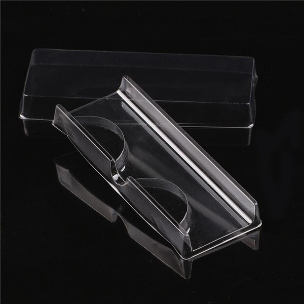 1000set Packing box for eyelash blank eyelashes plastic package all transparent lid tray Magnet Eyelashes DIY soft packing box