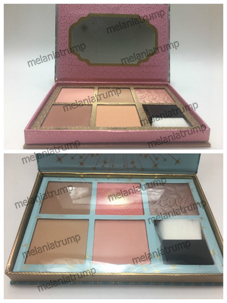 Makeup Blush with Brush 5 Colors 2 styles Blush Cheek Blushes Eyeshadow Cosmetics Highlighter