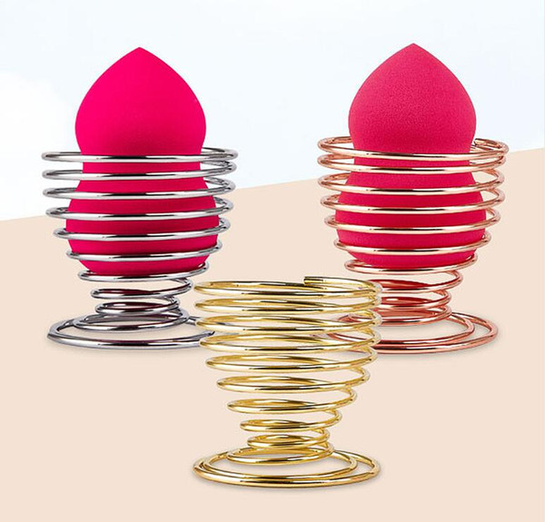 Fashion Gourd Powder Puff Trumpet Storage Rack Makeup Tools Egg Air Curing Bracket Beauty Makeup Egg Powder Puff Frame 9 Style