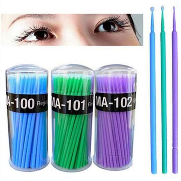 1000pcs Durable Micro Disposable Eyelash Extension Private Label Individual Applicators Mascara Brush For Women beauty tools X113