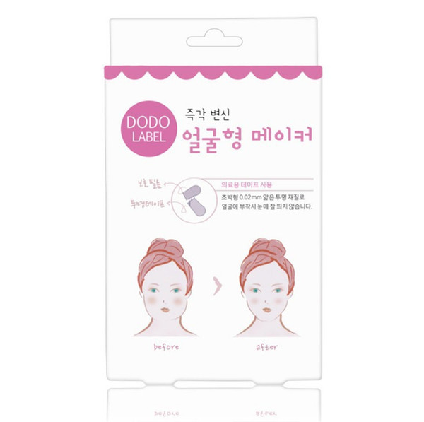 Dodo Label Face Lifting Patch Invisible Artifact Sticker Lift Chin Thin Face Adhesive Tape Make-up Face Lift Tools 40PCS/Box
