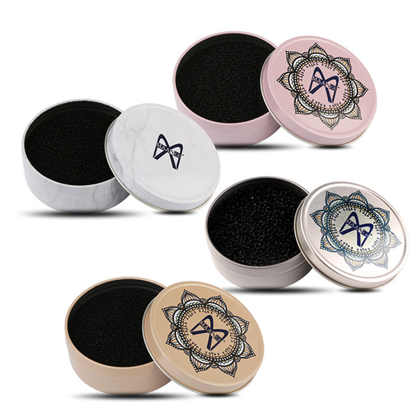 NEW Hot MAANGE Makeup Brushes Cleaner Sponge Mini Pocket Size Portable Make Up Brush Tools with Metal Case