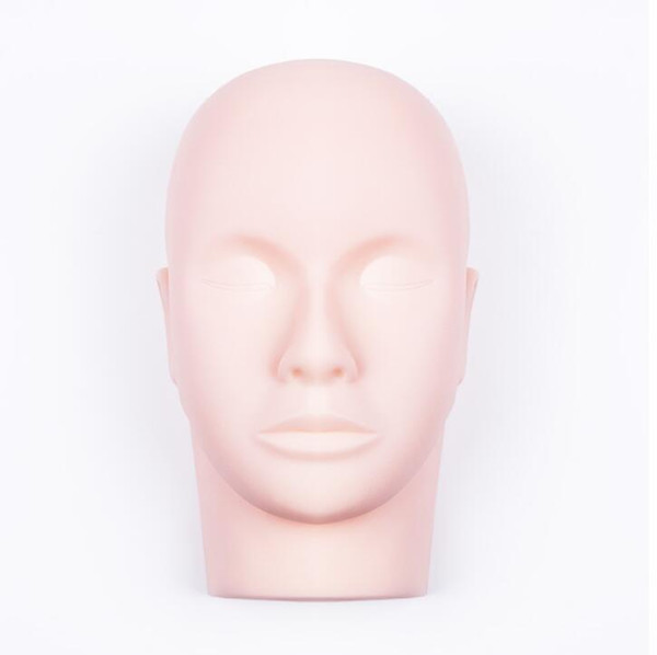 Training Mannequin Flat Head Practice Make Up Model Eyelash Extensions Massage Makeup Practice head model free shipping