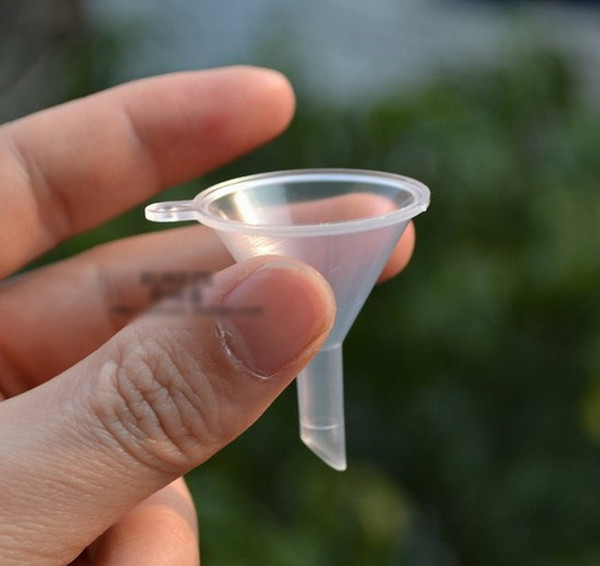 Plastic Mini Small Funnels For Perfume Liquid Essential oil filling empty bottle Packing Tool