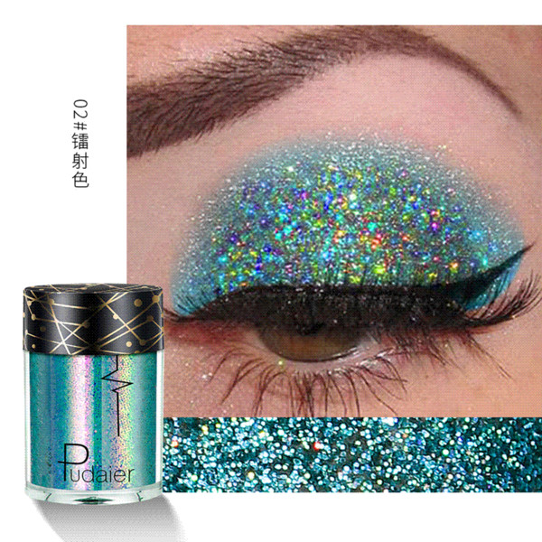 Holographic Sequins Glitter Shimmer Pigment Eye Shadow Tattoo Lip Nail Body Glitter Festival Party Eye Makeup glitter eye