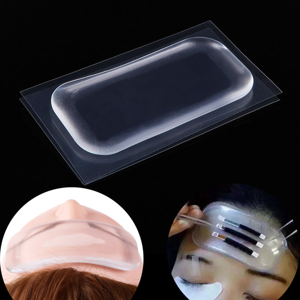Eyelash Planting Grafted Extension Silicone Forehead Pad Durable Anti Static Easy Pick Up Eye Lash Extending Pallet Stand Holder