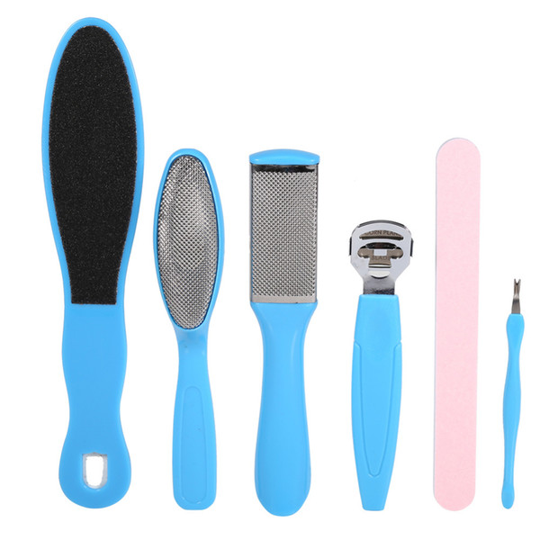 10PCS Foot File Set Dead Hard Skin Callus Remover Scraper Pedicure Rasp Tools Portable Cuticle Pusher Nail Foot Care Tool