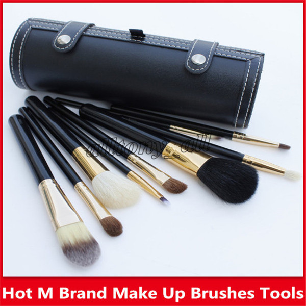 New Brands M Barrel packaging makeup brushes kit MAKEUP brands 9pcs brush with mirror vs mermaid