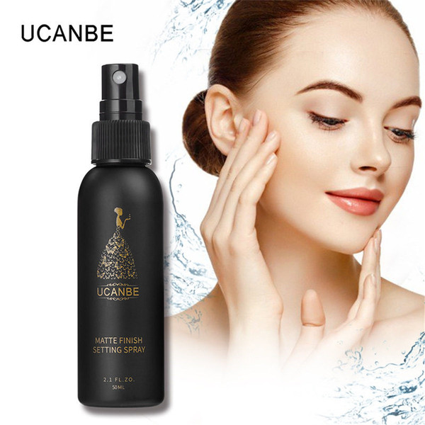 UCANBE Brand 50ml Makeup Setting Spray Moisturizing Long Lasting Foundation Fixer Matte Finishing Setting Spray Natural Cosmetic