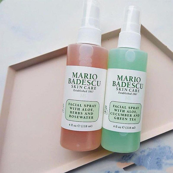 2019 Mario Badescu Skin Care Facial Spray with Aloe Cucumber And Green Tea Herbs and Rosewater 118ml face Toners DHL free