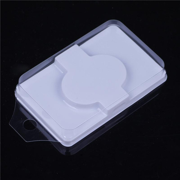 500Sets Packing box for eyelash blank eyelashes plastic packaging transparent lid white tray wholesale