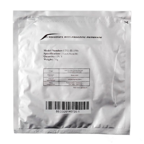 10pcs/Antifreeze Membrane 27*30CM 34*42CM Antifreezing AntCryo Anti Freezing Membranes Cryo Cool Pad Anti Freeze Cryotherapy Antifreeze
