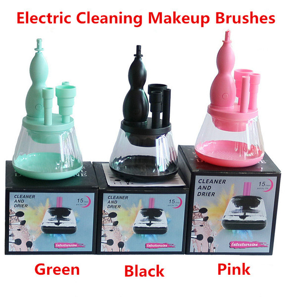 2018 Electric Cleaning Makeup Brushes Gourd Scrubber Multifunctional Copper Cleaning Artifact Black/Pink/Green 14*14*14.5cm