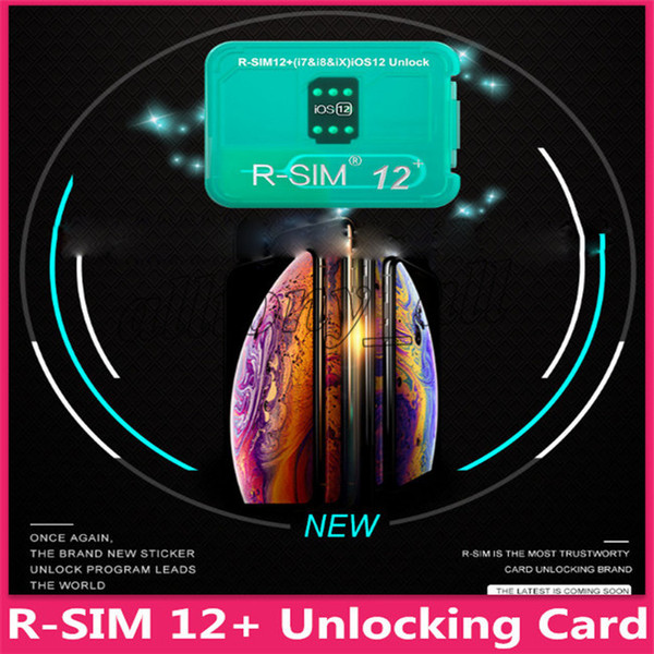 New R-SIM 12+ R sim12+ RSIM12+ R SIM 12+ RSIM 12+ unlock iphone xs max IOS12.X iccid unlocking sim Unlock card R-SIM12+