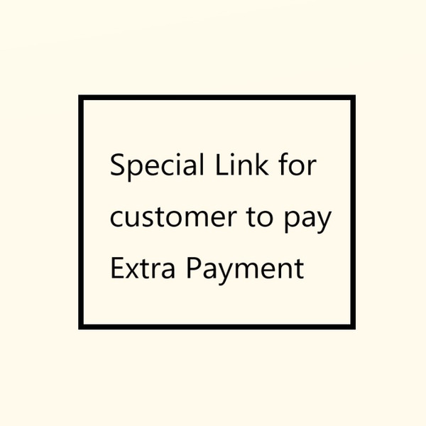 Spacial Link for friends to pay Extra Payment of makeup, makeup brushes, customized product please contact seller before paying