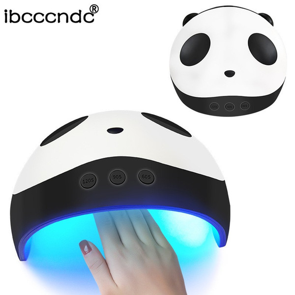 Cross-border new panda nail lamp nail led dryer 36W mini-phototherapy UV lamp intelligent nail lamp