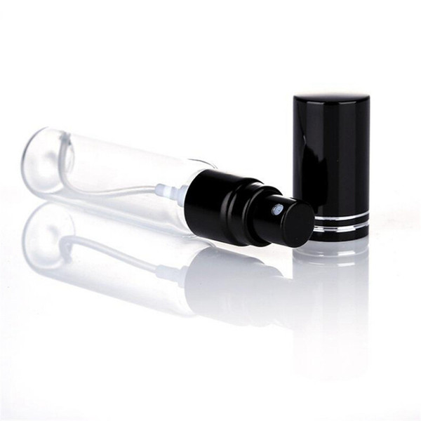 MINI 10ml metal Empty Glass Perfume Refillable Bottle Spray Perfume Atomizers Bottles DHL/EMS/Fedex Free Shipping 10 colors good quality
