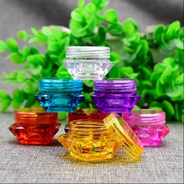 5 pcs 5g Cosmetic Empty Jar Eyeshadow Makeup Face Cream Lip Balm Container Pot
