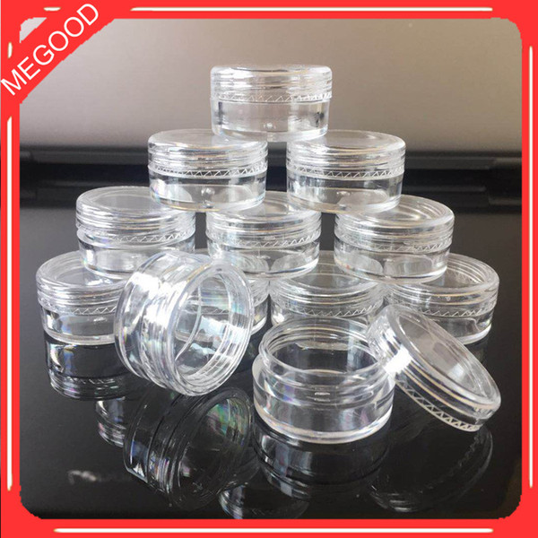 2018 free ship Cosmetic Empty Jar Pot Eyeshadow Makeup Face Cream Container Bottle Capacity 5g with free ship