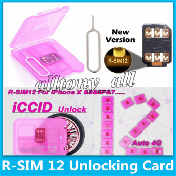 2019 R-sim 12 r sim 12 RSIM12 unlock card for iPhone 8 iPhone 7 plus and i6 unlocked iOS 11.x-7.x 4G