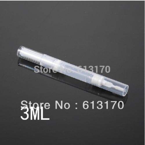 Free shipping 3ml PP automatic rotating mascara tube revitalash bottle pen lip gloss bottle lip brillant tube