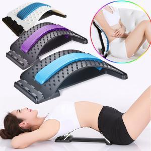 Back Massage Lumbar Orthotics Stretcher Fitness Equipment Stretch Relax Mate Lumbar Support Spine Pain Relief Chiropractic LJJR128