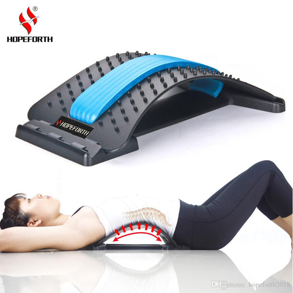 Back Stretcher Massager Magic Neck Equipment Relax Mate Lumbar Support Spine Pain Relief Acupuncture Chiropractic Relaxation