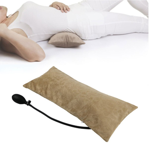 Multifunctional Portable Air Inflatable Pillow Lower Back Pain Orthopedic Lumbar Support Cushion Travel Waist Knee Inflatable Pillow