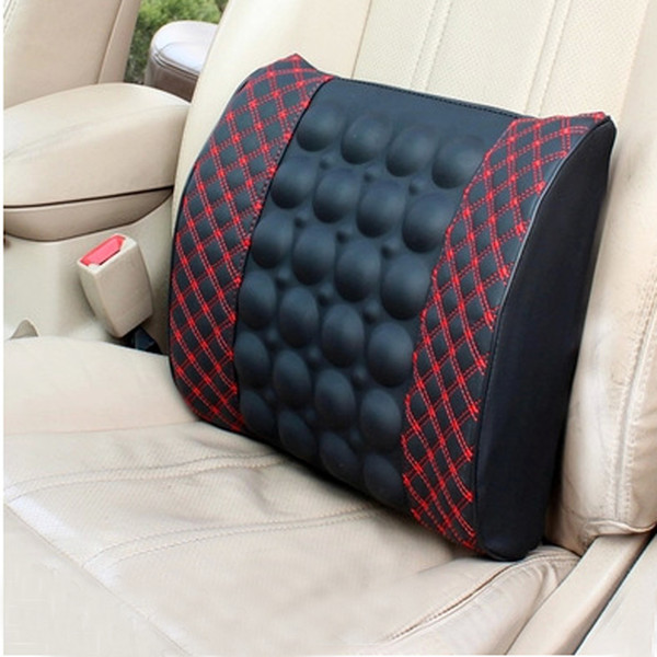 Car Use Electric Waist Lumbar Massage Pad Back Massage Pad Infrared Therapy Device For Waist Back Pain Relief Driving Relaxing