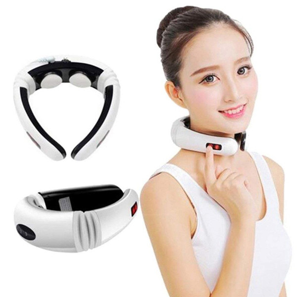 Wireless Mini Electric Neck Back Shoulder Massager Cervical instrument Infrared Heating Cervical Vertebra Treatment Back and Neck massager