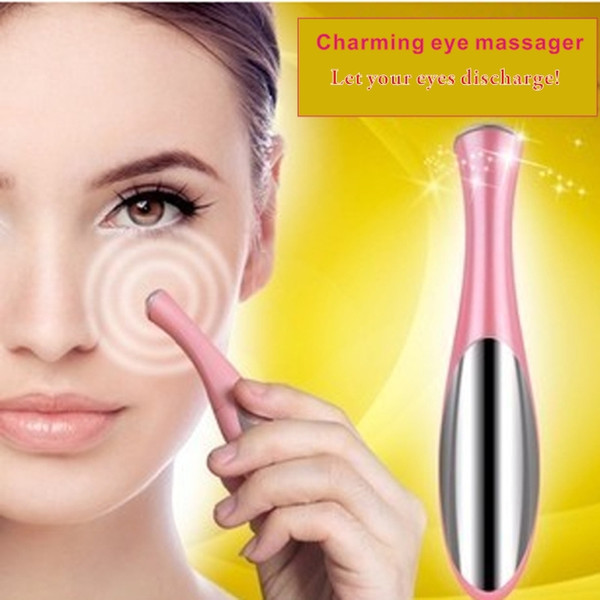 Ultrasonic ion import instrument,Eye massage instrument, eye makeup, beauty products tools, eye cream lotion care,eye care,Remove black eye.