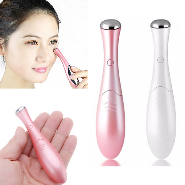 Beauty Care Mini Massage Device Electric Eye Massager Pen Type Wrinkle Reduction Anti-Aging Eye Pouch Dark Circles Facials Vibration Face